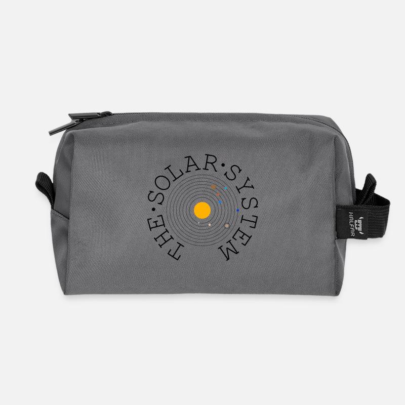 The Solar System (black) - Recycelte Kulturtasche - Anthrazit
