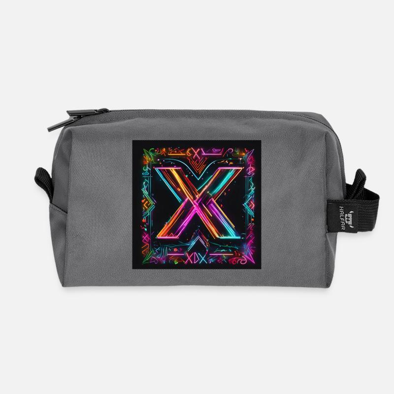 Xmas newStile - Recycelte Kulturtasche - Anthrazit