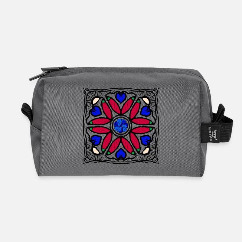 Peperoni Pop Art - Recycelte Kulturtasche - Anthrazit