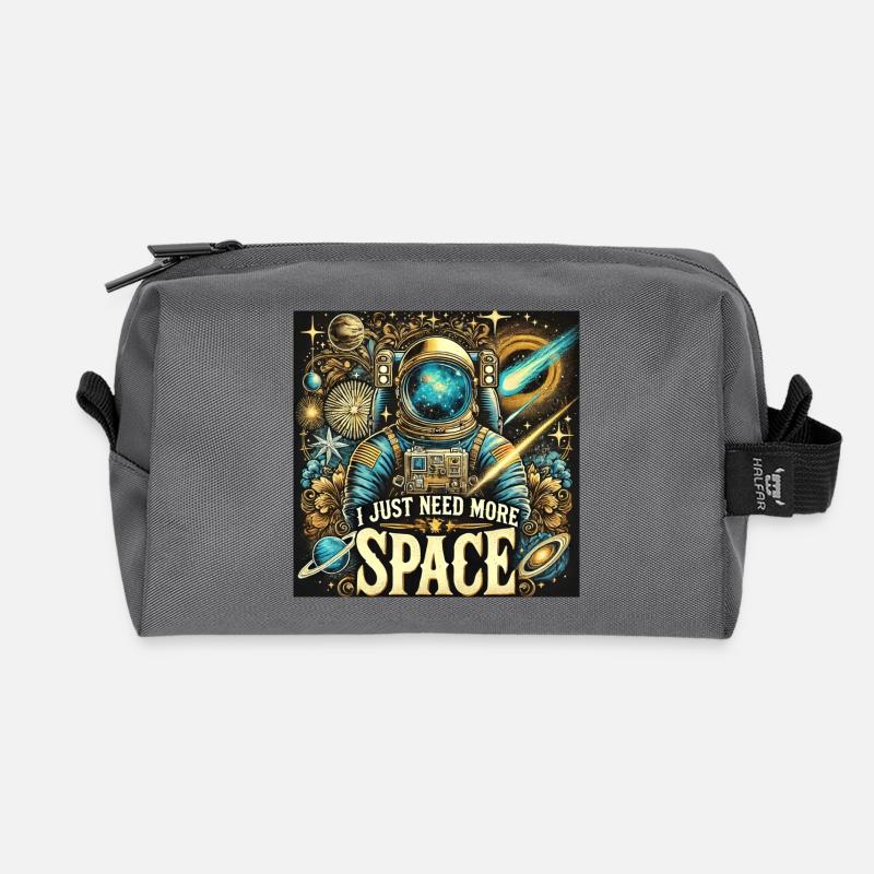 MORE SPACE - Recycelte Kulturtasche - Anthrazit