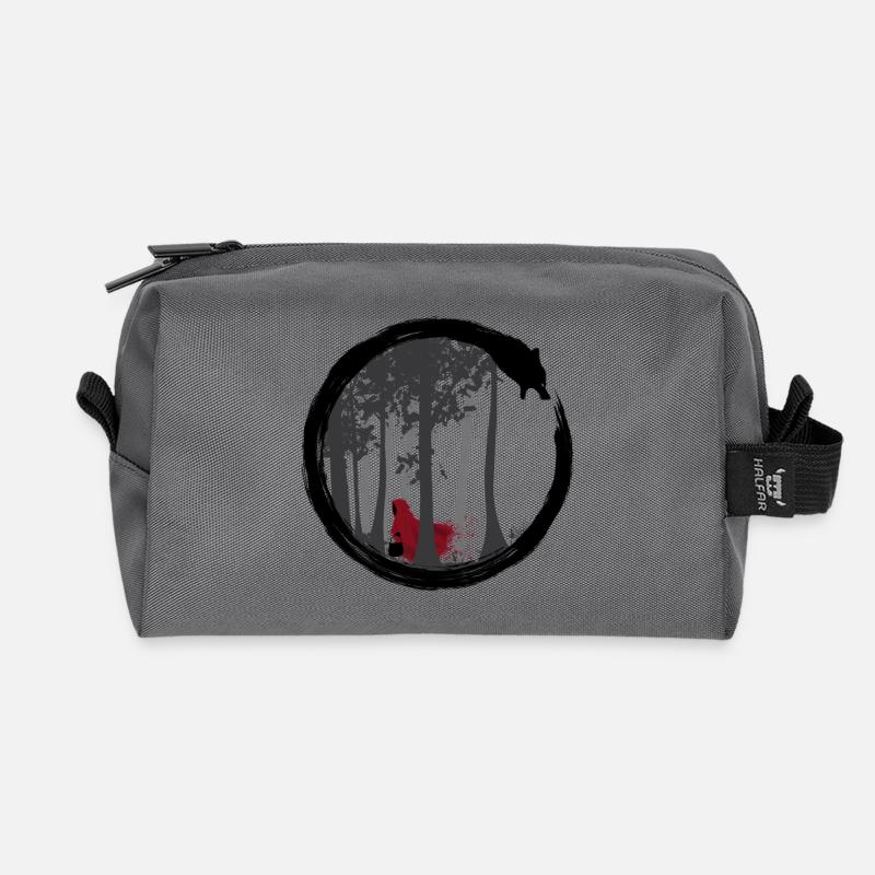 Little Red Riding Hood - Recycelte Kulturtasche - Anthrazit