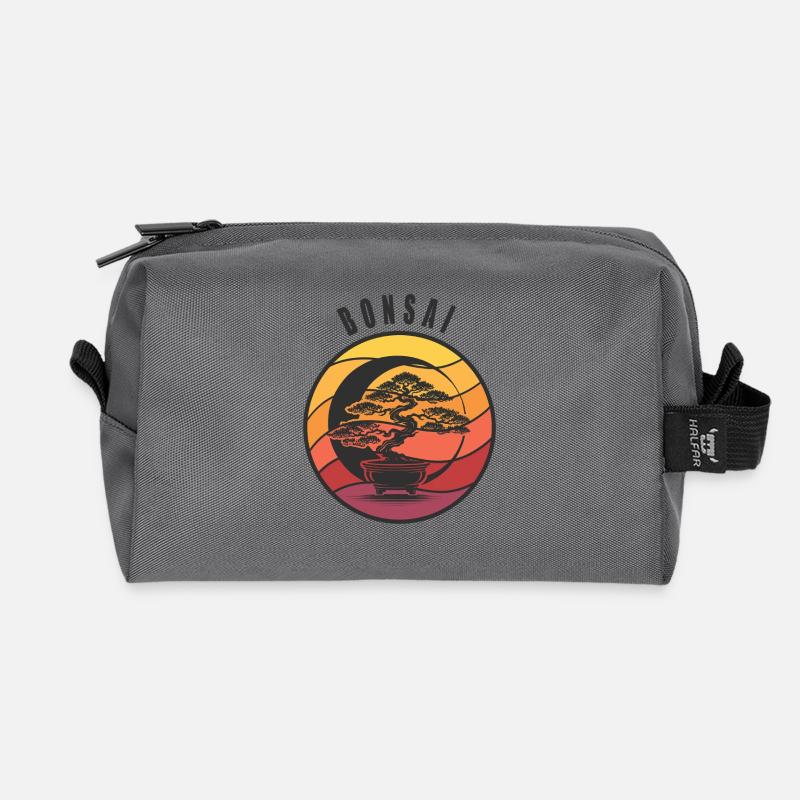Bonsai Yin Yang - Recycelte Kulturtasche - Anthrazit