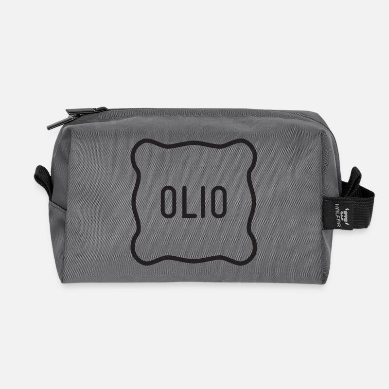 44 OLIO - Recycled Toiletry Zip Bag - anthracite