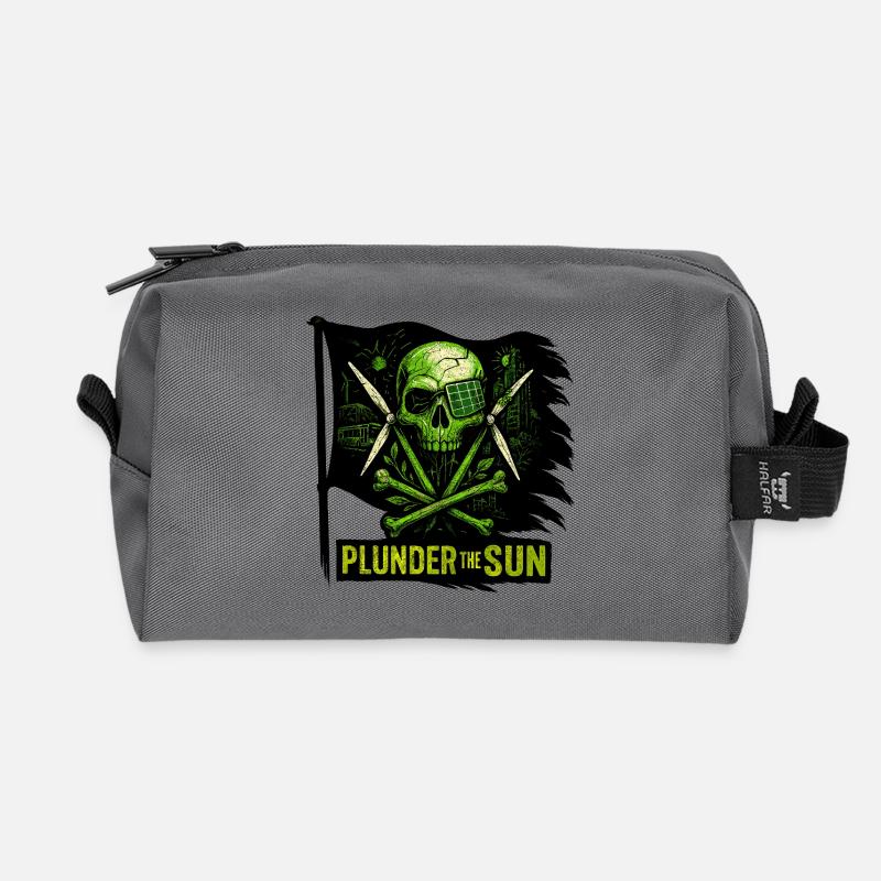 Plunder the Sun - Recycelte Kulturtasche - Anthrazit