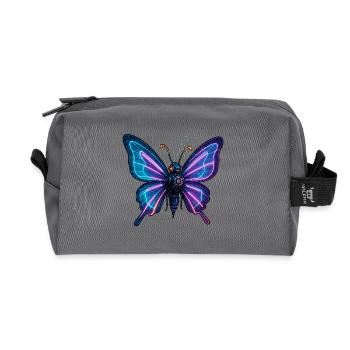 Neonflügel Metallschmetterling - Recycelte Kulturtasche - Anthrazit - Vorne