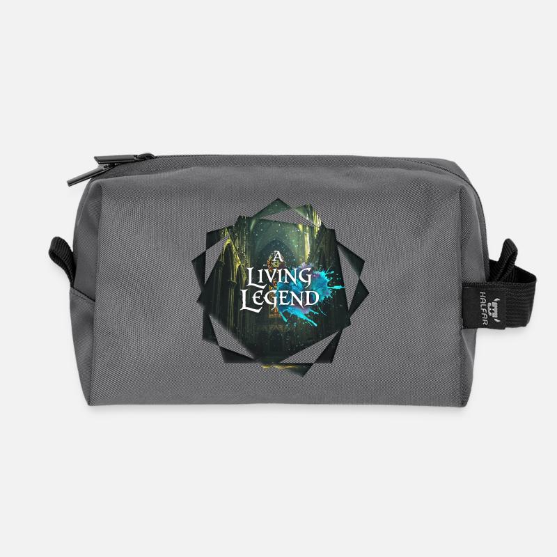 Eine lebende Legende - A Living Legend - Recycelte Kulturtasche - Anthrazit