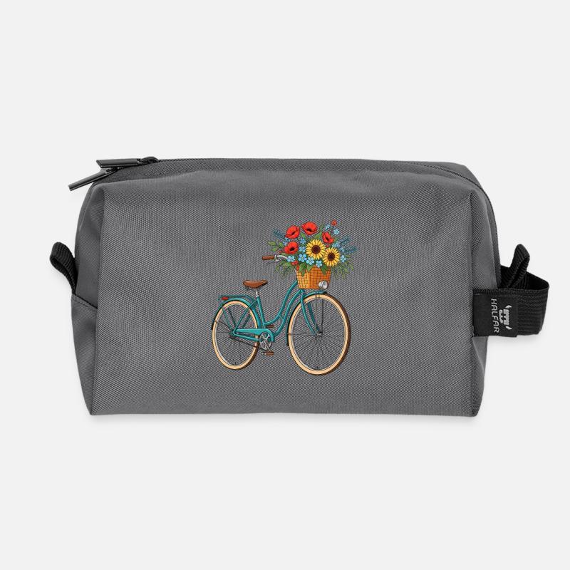 Fahrrad - Recycelte Kulturtasche - Anthrazit