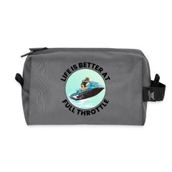 Jet Ski Rider Chemise Ocean Adventure - Trousse de toilette en tissu recyclé - anthracite - Devant