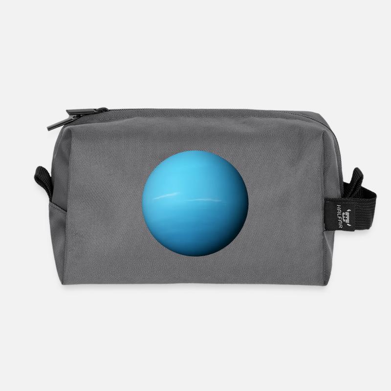 Uranus - Planet Uranus - Recycelte Kulturtasche - Anthrazit