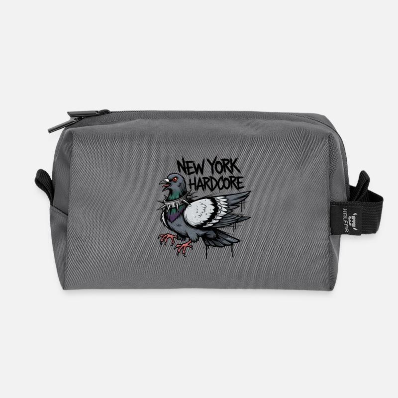 New York Hardcore Pigeon Design - Recycelte Kulturtasche - Anthrazit