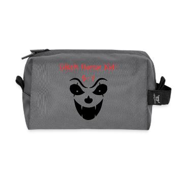 Horror Kid: 6-7 Gruseliges Design - Recycelte Kulturtasche - Anthrazit - Vorne