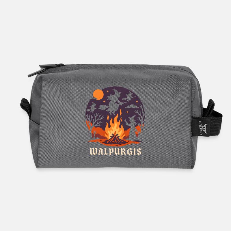 Walpurgis - Recycelte Kulturtasche - Anthrazit