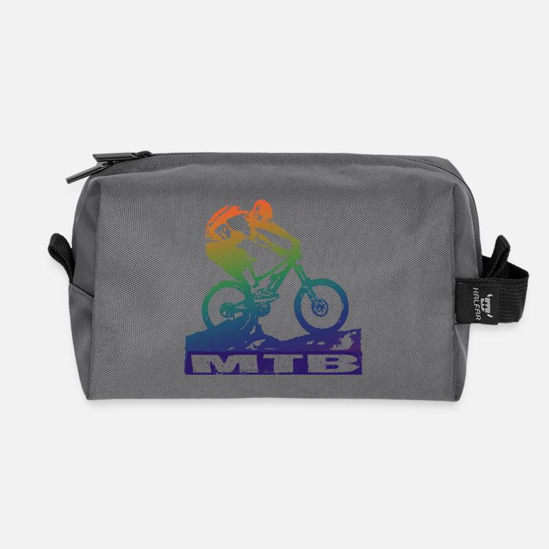 MTB - Recycelte Kulturtasche - Anthrazit