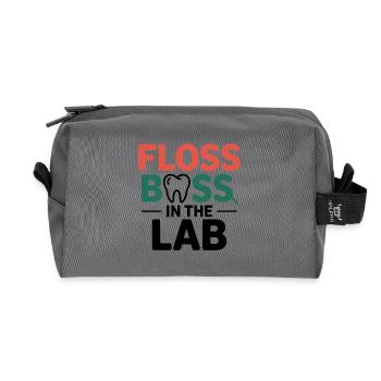 Dentallaborant Kunst - Recycelte Kulturtasche - Anthrazit - Vorne