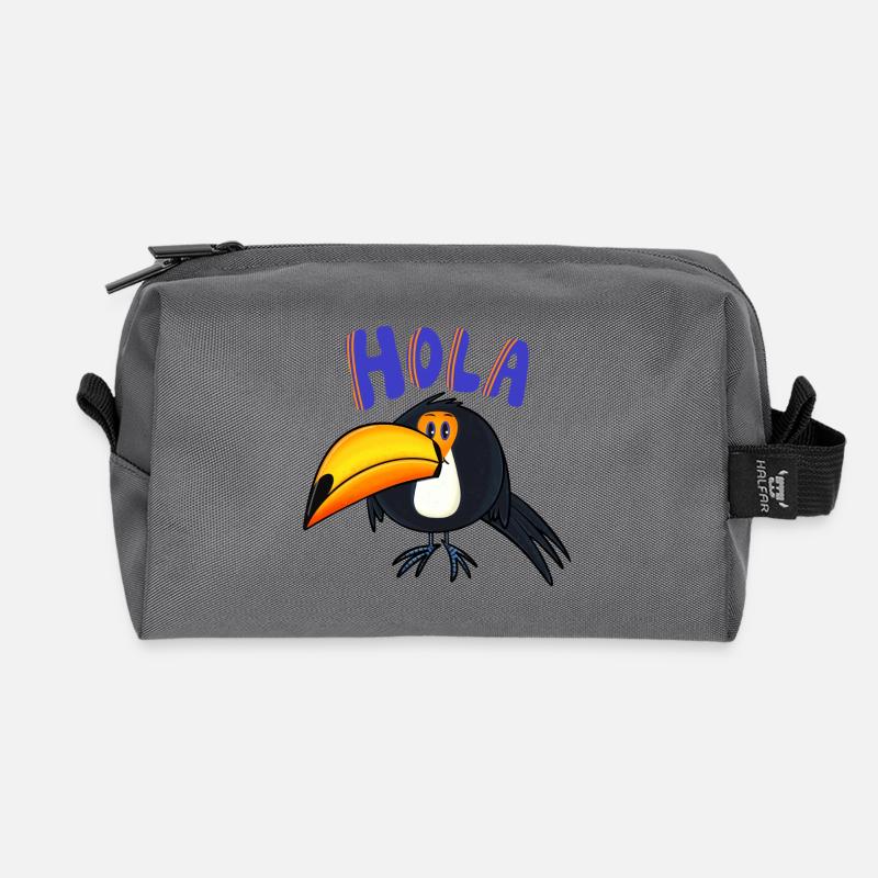 Hola Tukan - Recycelte Kulturtasche - Anthrazit