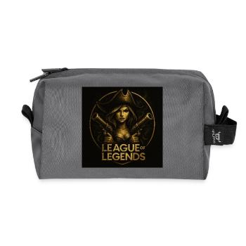Pirate Heroine Gunslinger - Recycled Toiletry Zip Bag - anthracite - Front