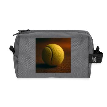 Sports - Tennis, balle de tennis - Trousse de toilette en tissu recyclé - anthracite - Devant