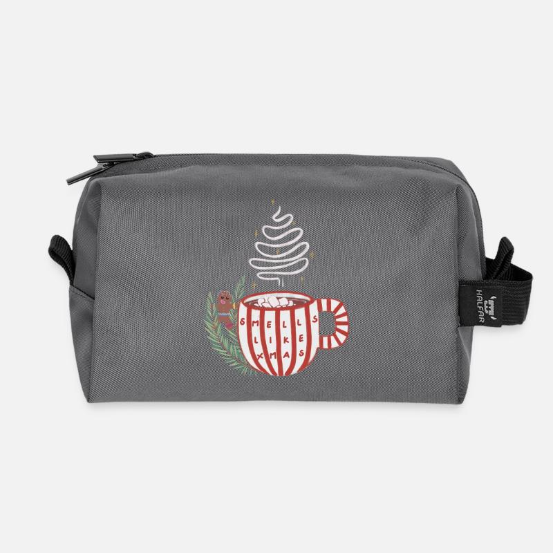 Zimtzauber Tasse Weihnachtsduft - Recycelte Kulturtasche - Anthrazit