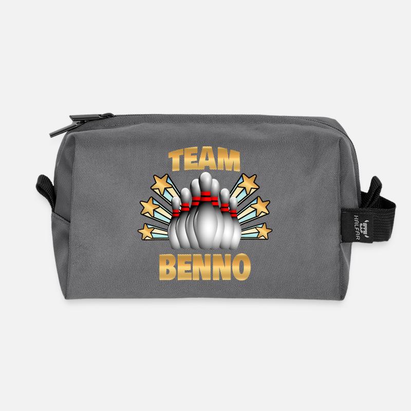 Bowling Benno - Recycelte Kulturtasche - Anthrazit