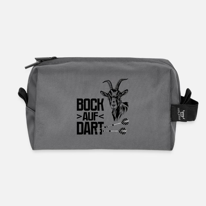 Bock_Auf_DART - Recycelte Kulturtasche - Anthrazit