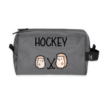 BALL SPORTS HOCKEY HEDGEHOGS - Recycled Toiletry Zip Bag - anthracite - Front
