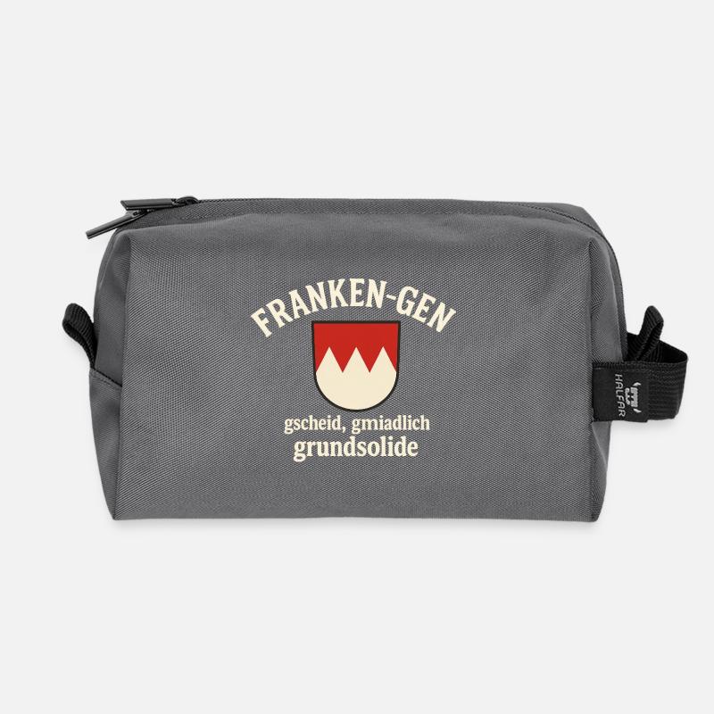 Franken-Gen - Recycelte Kulturtasche - Anthrazit