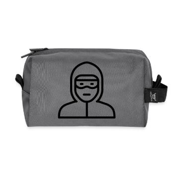 Hacker - Recycelte Kulturtasche - Anthrazit - Vorne