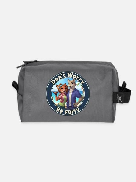 Fursona Be Furry - Recycelte Kulturtasche - Anthrazit