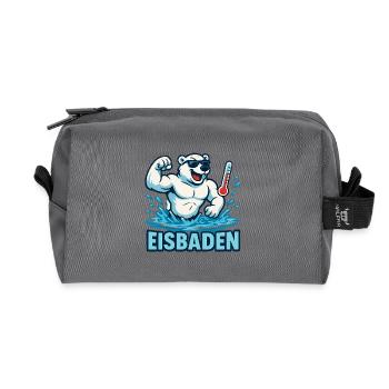 Bain de glace PolarBear Fitness - Trousse de toilette en tissu recyclé - anthracite - Devant