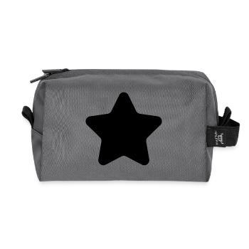 Stern - Recycelte Kulturtasche - Anthrazit - Vorne