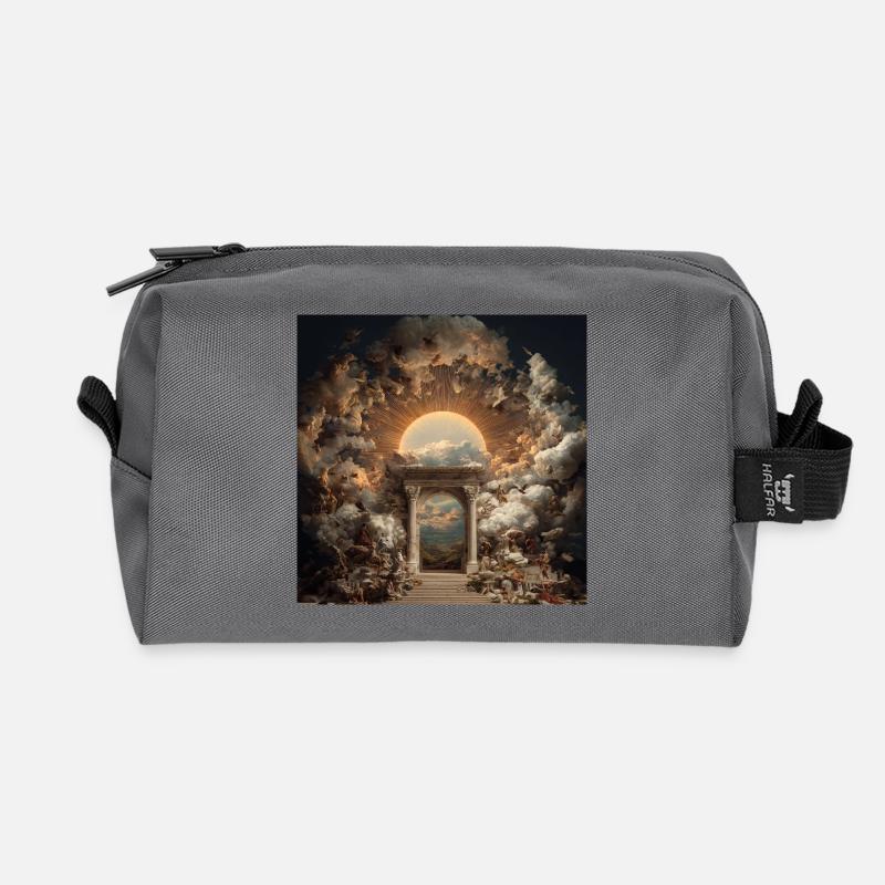 Apotheosis - Recycled Toiletry Zip Bag - anthracite