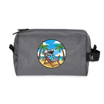 Coole Koala-Strandferien-Sommerstimmung - Recycelte Kulturtasche - Anthrazit - Vorne