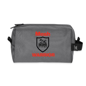 Mosh Warrior – Pit Legend! - Recycled Toiletry Zip Bag - anthracite - Front