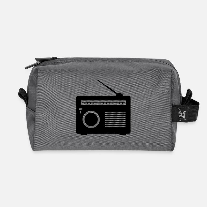 Radio - Recycelte Kulturtasche - Anthrazit