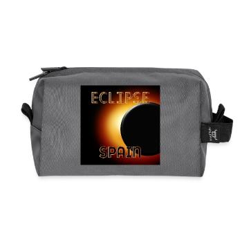 ECLIPSE SPAIN August 2026 - Recycled Toiletry Zip Bag - anthracite - Front