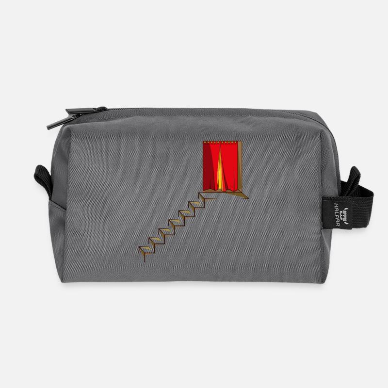 TREPPENHAUS - Recycelte Kulturtasche - Anthrazit