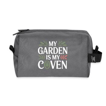 Herbalist My Garden Is My Coven Professional  - Recycled Toiletry Zip Bag - anthracite - Front