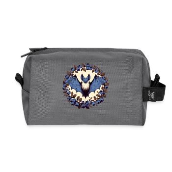Blue Bat Moonberry Circle - Recycelte Kulturtasche - Anthrazit - Vorne