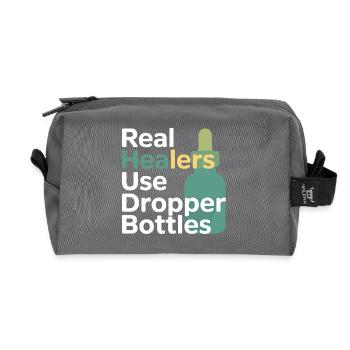 Certified Clinical Titration Specialist Apparel  - Recycled Toiletry Zip Bag - anthracite - Front