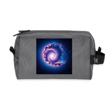 Spirale der Galaxie - Recycelte Kulturtasche - Anthrazit - Vorne