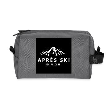 Club social d’après-ski - Trousse de toilette en tissu recyclé - anthracite - Devant
