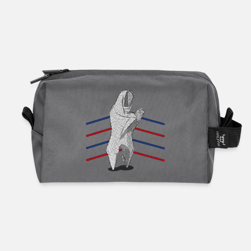 ABLAUF - Recycelte Kulturtasche - Anthrazit
