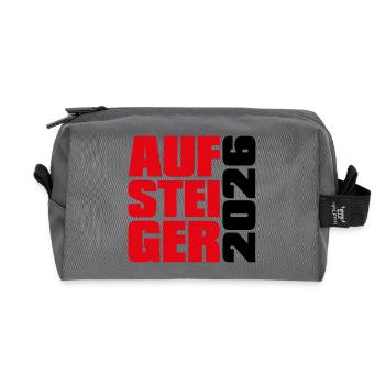Aufsteiger 2026 Aufstieg - Recycelte Kulturtasche - Anthrazit - Vorne