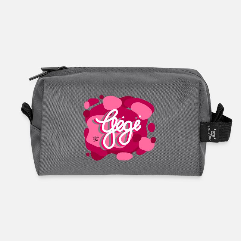 Gigi Power by Calypso und Co. - Recycelte Kulturtasche - Anthrazit
