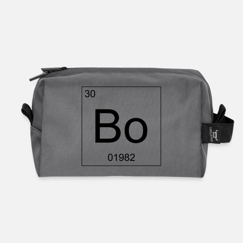 Bo - Recycelte Kulturtasche - Anthrazit