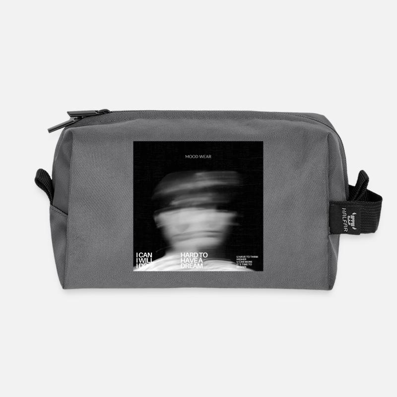 Do it. Motivationwear - Recycelte Kulturtasche - Anthrazit