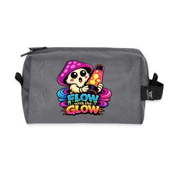 Pilz Lava Lampe Flow - Recycelte Kulturtasche - Anthrazit - Vorne