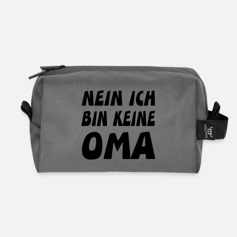 Oma - Recycelte Kulturtasche - Anthrazit