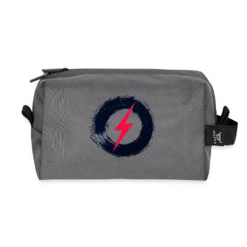 Digital Freedom - Retro Future Art - Recycelte Kulturtasche - Anthrazit - Vorne