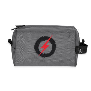 Digital Freedom - Retro Future Art - Recycelte Kulturtasche - Anthrazit - Vorne